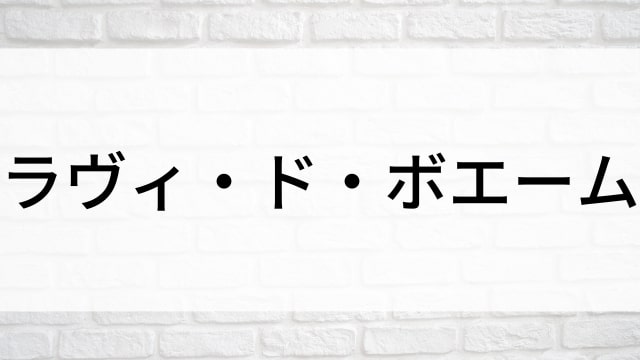 【ラヴィ・ド・ボエーム】海外映画がNetflix・Hulu・アマプラで見逃し無料配信で見れる？｜おすすめサブスク動画配信サービス・SVOD12選！｜テレビ放送予定・再放送で見逃した洋画をフル視聴するVOD方法