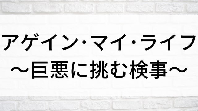 【アゲイン･マイ･ライフ～巨悪に挑む検事～(全16話)】韓国ドラマがNetflix・Hulu・Disney+で見逃し無料配信で見れる？｜おすすめ韓流ファンタジーサスペンスドラマ｜テレビ放送予定・再放送で見逃したドラマを全話フル視聴するVOD方法｜登場人物相関図&あらすじ(第1話〜最終回)