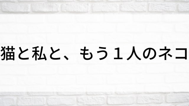 【猫と私と、もう１人のネコ】日本映画がNetflix・Hulu・Disney+の見逃し無料配信で見れる？｜おすすめサブスク動画配信サービス・SVOD12選｜テレビ放送予定で見逃した邦画をフル視聴で見るVOD方法